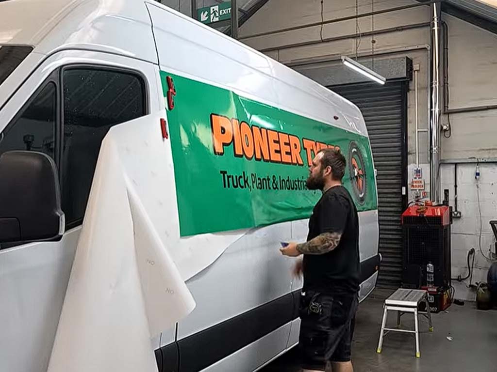 Pioneer Tyres Van Livery