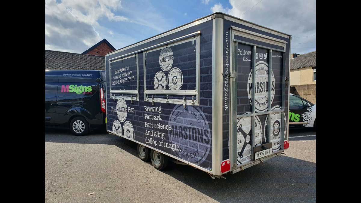 Marstons Bar Personalized Vehicle Wrap1 Marstons Bar Personalized Vehicle Wrap1