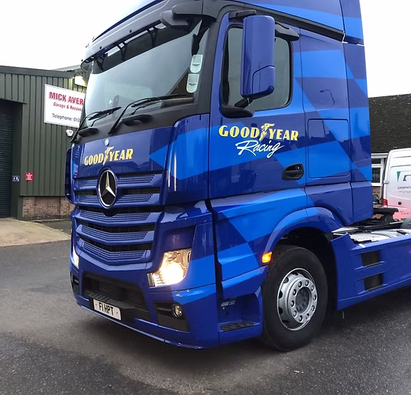 Msigns Goodyear Racing Vehichle Wrap1 Msigns Goodyear Racing Vehichle Wrap1